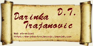 Darinka Trajanović vizit kartica